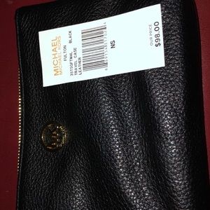 Michael Kors black wallet and purse!!!